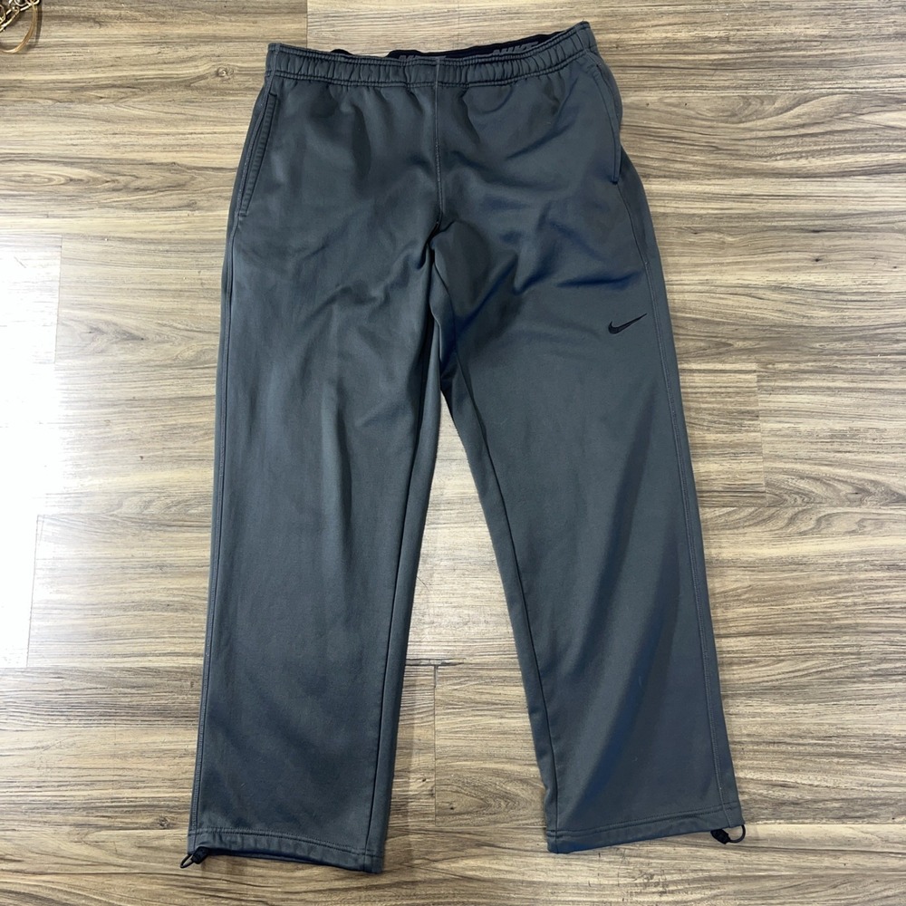 Nike Pants Mens Medium Black Therma-Fit  Workout Athletic Training Joggers